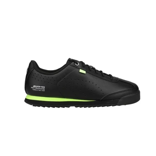 PUMA Mercedes Amg Petronas F1 X Roma Via Lace Up  Youth Boys Black Sneakers Casu