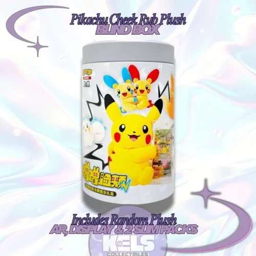 Pokemon Nuzzle Cheeks Plush Card Display Gift Box One Blind Box Chinese