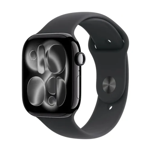 Apple Watch Series 11 46mm Cell Black Aluminum Case w Sport Band M/L MFC44LW/A
