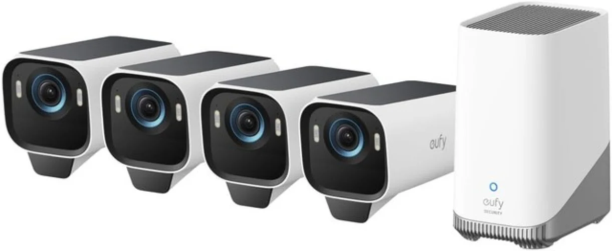 eufy eufyCam S3 Pro Solar Camera Security System 4K MaxColor Night Vision|Refurb