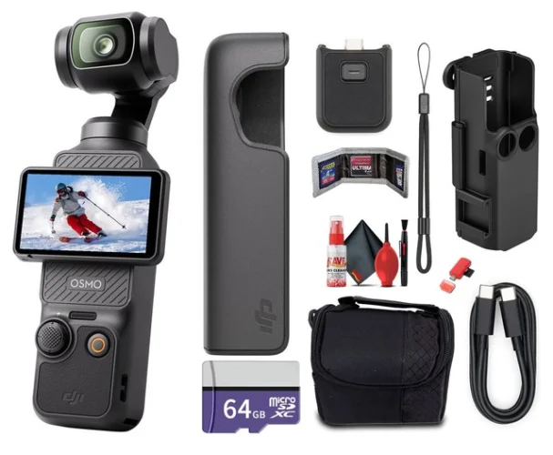 DJI Osmo Pocket 3 Gimbal Camera | 4K60, 1-Inch Sensor, Touchscreen, ActiveTrack