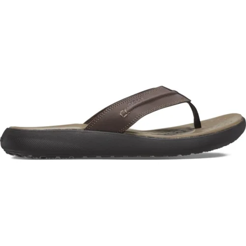 Crocs Men's Yukon Vista LR Clogs &ndash; LiteRide Foam, Faux Leather Sandals