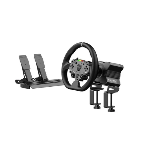 Moza R5 Bundle Direct Drive Racing Simulator Steering Wheel SR-P Lite Pedals