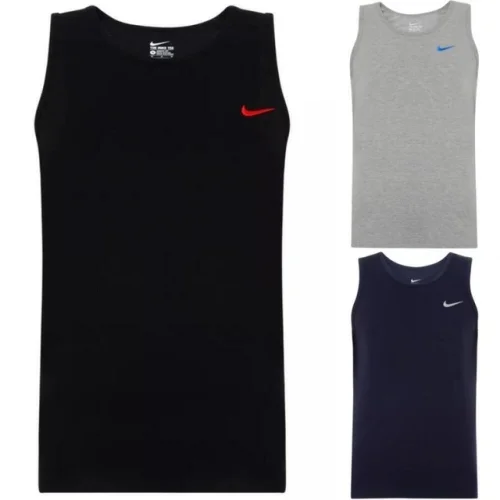 Nike Men's Tank Top Athletic Cut Fitness Work Out Sleeveless Shirt