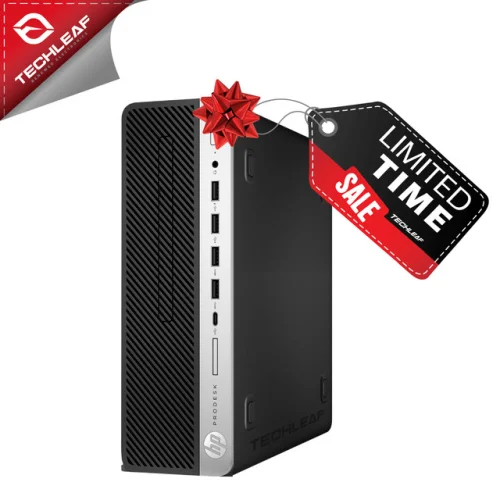 HP Desktop PC i5 8th Hexa-Core, up to 32GB RAM, 4TB SSD NVMe, Windows 11 DVDRW