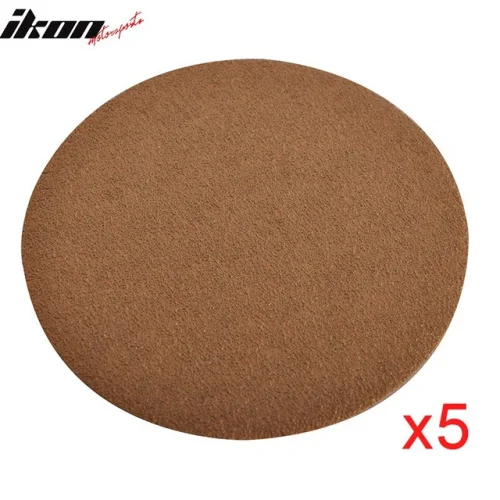 Dry 5 Inch No Hole Sand Paper Disc 60 Grit Auto Repair Sanding Sandpaper 50PC