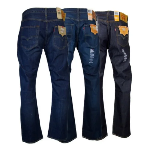 Levi's Men's 501 Original Fit Jeans Straight Leg Button Fly Classic Denim Pants