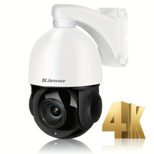 8MP PoE Security Camera PTZ Auto Tracking Outdoor 2-Way Audio 4K 30X Zoom IP66