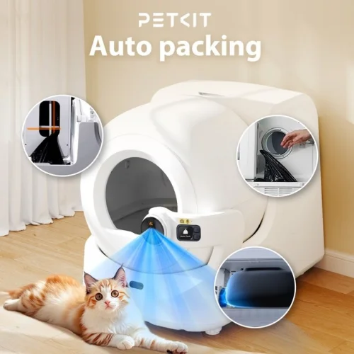 PETKIT Self Cleaning Cat Litter Box Automatic Litter Box for Multiple Cats
