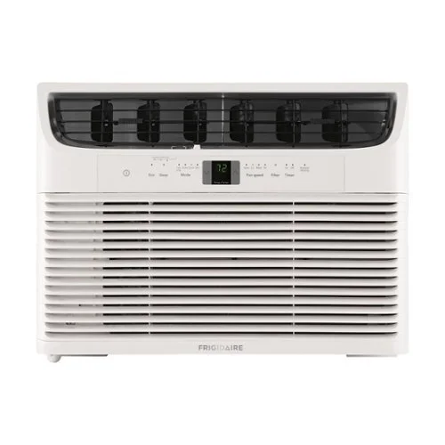 Frigidaire - 115V 12,000 BTU 550 Sq. Ft. Smart Window Air Conditioner with Remote - White