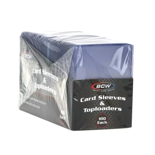 1000 BCW 3 x 4 Toploader & Sleeves Sports Card Holders 12 mil Standard Size