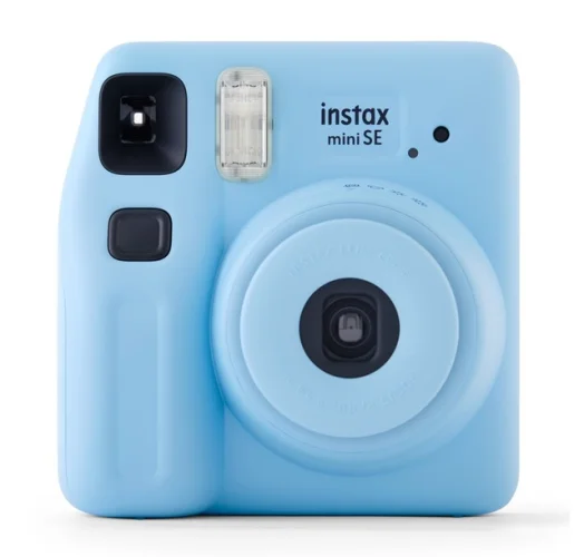 Fujifilm Instax Mini SE Fuji Instant Film Camera Blue