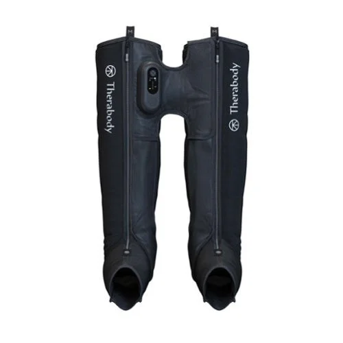 Therabody - JetBoots Prime - Ultra-Portable Wireless Compression Boots For Easy Leg Recovery - Regular - Black