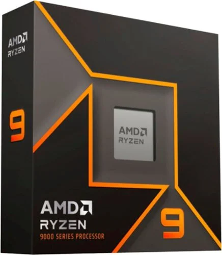 AMD - Ryzen 9 9950X 16-Core - 32-Thread 4.3 GHz (5.7 GHz Max Boost) Socket AM5 PCI Express 5.0 Unlocked Desktop Processor - Silver