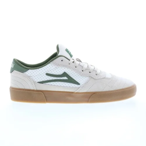 Lakai Cambridge Mens Gray Suede Lace Up Skate Inspired Sneakers Shoes