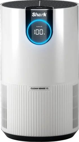 Shark - Air Purifier with Nanoseal HEPA, Cleansense IQ, Odor Lock, Cleans up to 500 sq. ft - White