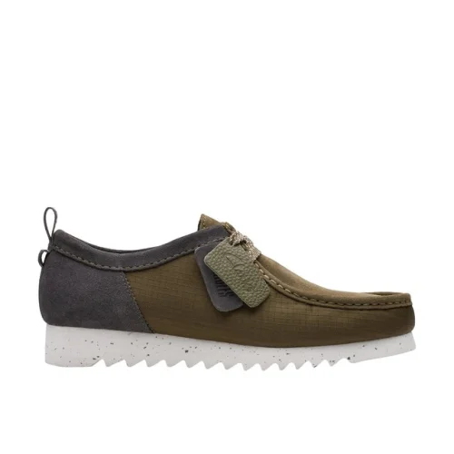 Clarks Wallabee FTRE LO 26176226 Mens Green Oxfords & Lace Ups Casual Shoes