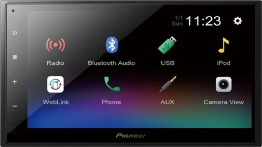 Pioneer - 6.8" Bluetooth&reg; Digital Media (DM) Receiver - Black