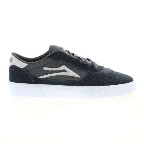 Lakai Cambridge MS4230252A00 Mens Gray Suede Skate Inspired Sneakers Shoes
