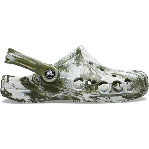 Crocs Baya Marbled Clog &ndash; Slip-On, Waterproof, Lightweight, Pivot Heel Strap