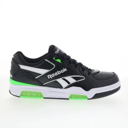 Reebok BB 4500 DMX Mens Black Leather Lace Up Lifestyle Sneakers Shoes