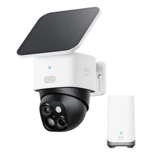 eufy Security SoloCam S340 with HomeBase 3, 360&deg; Surveillance, 2.4 GHz Wi-Fi, No Monthly Fee