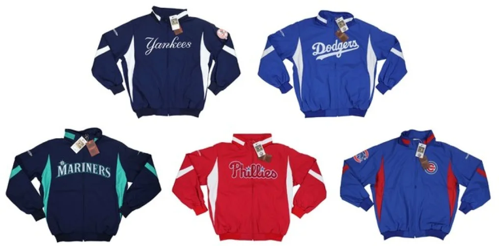 Mitchell & Ness MLB Big & Tall Jacket NWT Cubs Phillies Dodgers Yankees Mariners