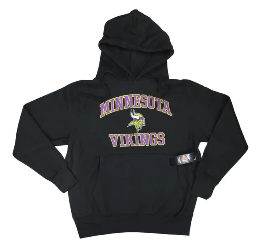 Minnesota Vikings Big & Tall NFL Apparel Kangaroo Pocket Hoodie Sweatshirt NWT