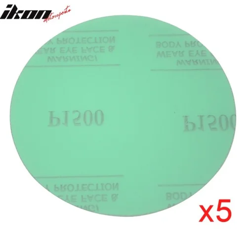 Disc 1500 Grit 5 PSA Green Auto Car Sanding Paper Sheets Repair Sand 50PC