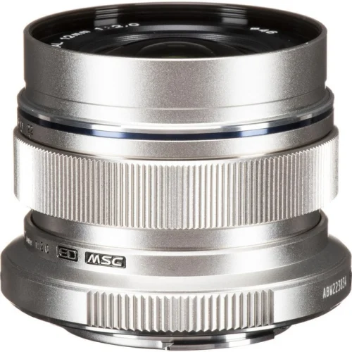 Olympus M.Zuiko Digital ED 12mm f/2 Lens Prime (Silver)