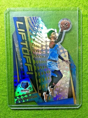 Ja Morant PRIZM ROOKIE CARD RC DIE CUT REFRACTOR - 2019-20 Revolution LIFTOFF SP