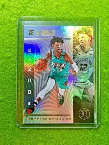 JA MORANT ILLUSIONS PRIZM ROOKIE CARD JERSEY #12 GRIZZLIES RC  2019-20 Illusions