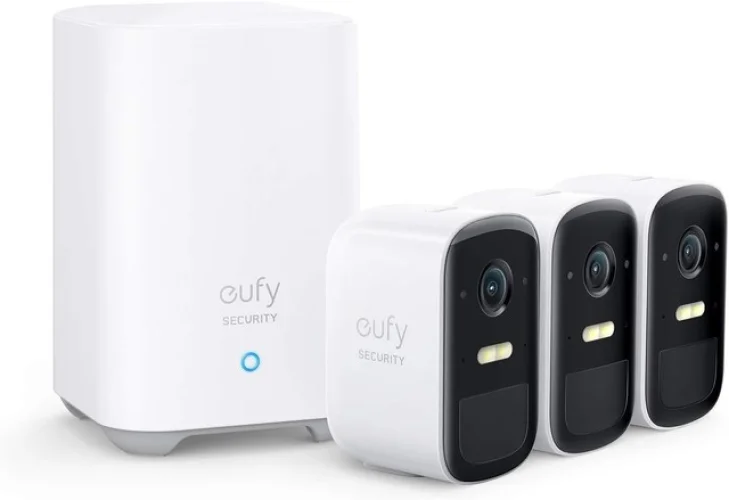 eufy  eufyCam 2C Wireless Security Outdoor Camera 3-Cam 1080P Wi-Fi Night Vision