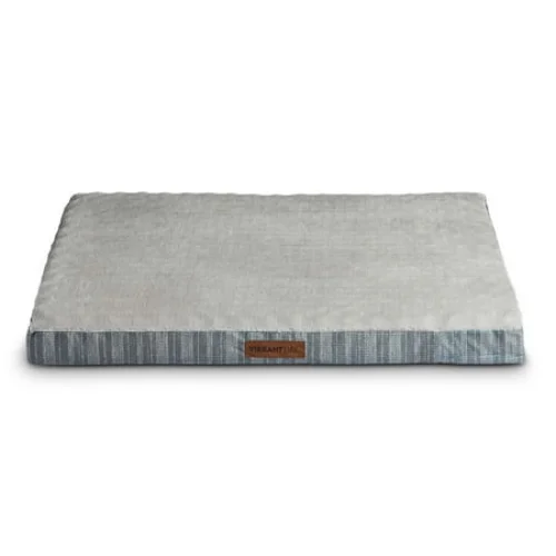 Vibrant Life Large Orthopedic Foam Dog Bed for Large Breeds, 35" x 25", Grey