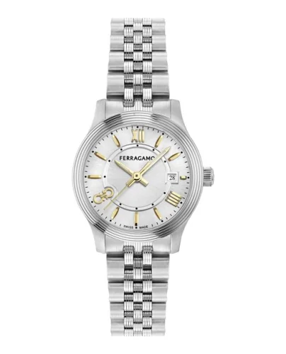 Ferragamo Womens  Stainless Steel 28mm Bracelet Fashion Watch