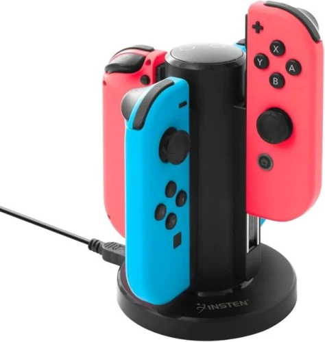Insten 4 in 1 Charging Dock Joy-Con Controller Station Nintendo Switch Brand New