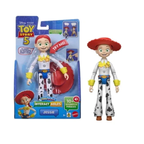 Disney and Pixar Toy Story 5 Interactables Jessie Figure 8.8 Inch Movie Phrases & Cross Talk