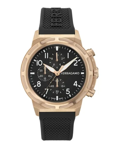 Ferragamo Sport Chrono Men&rsquo;s Watch, Swiss Made Luxury Designer Watch for Men
