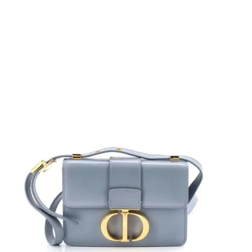 Christian Dior 30 Montaigne Flap Bag Leather Micro