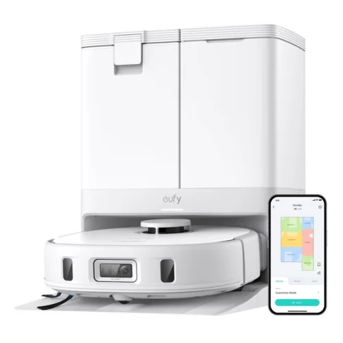 eufy X10 Pro Omni White Robot Vacuum and Mop Combo Upgraded -Certified Refurbish