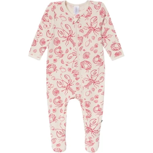 Modern Moments by Gerber Baby Neutral Viscose Patriotic Americana Sleep &acute;N Play Footed Pajamas, Sizes Newborn - 6/9 Months