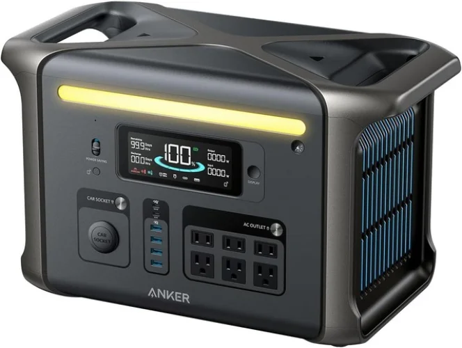 Anker SOLIX F1500 Portable Power Station 1536Wh1800W Solar Generator for Outdoor