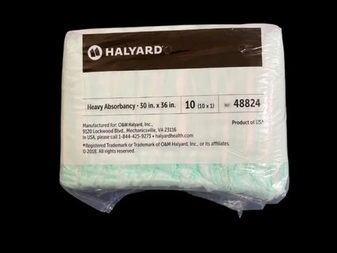 10pk HALYARD GIANT 30x36 inch Wee Wee Underpads Bed pads, Elderly, Puppies 19z