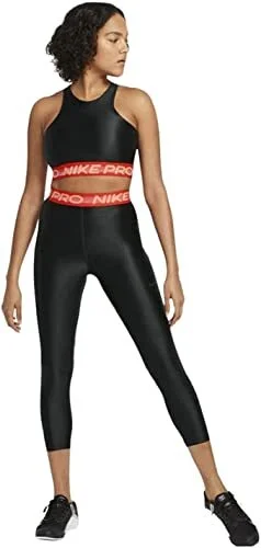 Women's Nike Pro Active Leggings Black Red Sz XS DA0570-010