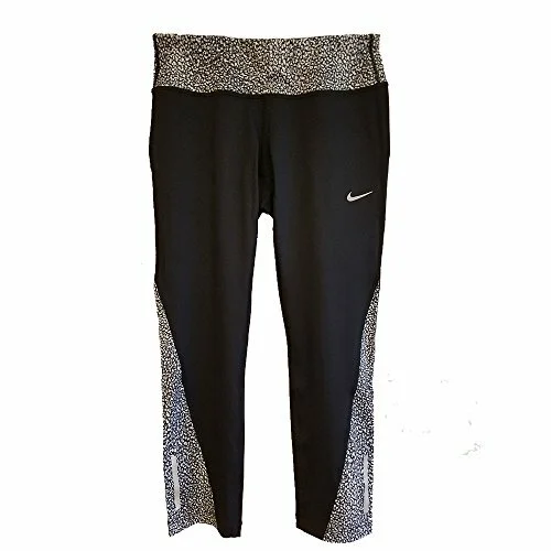 Nike Women's Dri-Fit Running Training Tights Black/Print 839868