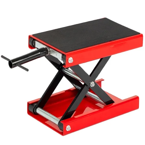 1100 Lb Motorcycle Lift Scissor Jack Stand ATV Lift Crank Operated Dirt Bike