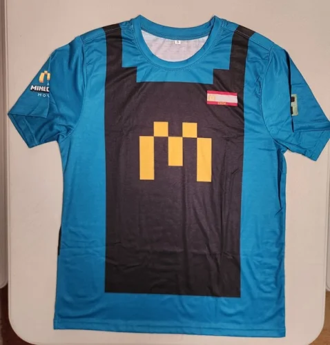Authentic New McDonald&rsquo;s Minecraft Crew Employee Shirt  Sz