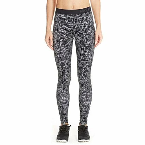 Nike Women's Pro Hyperwarm Compression Tight Black/White Sz XL 685125-010