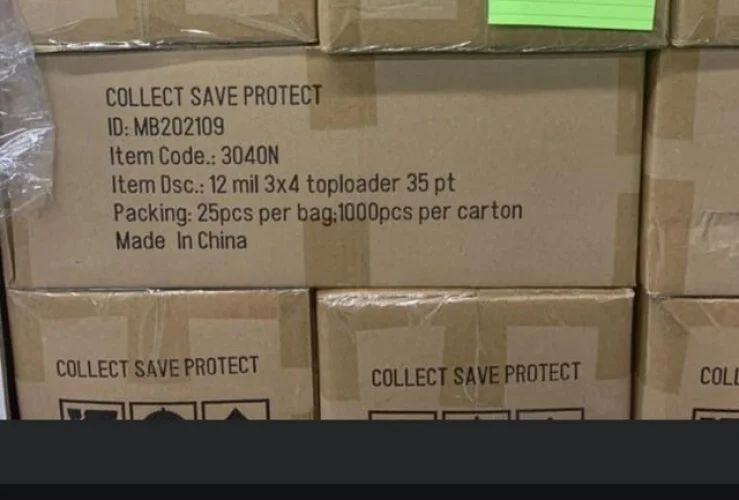 *CASE* 1000 ULTRA CSP COLLECT*SAVE*PROTECT Top Loaders Standard 3x4 Regular Card