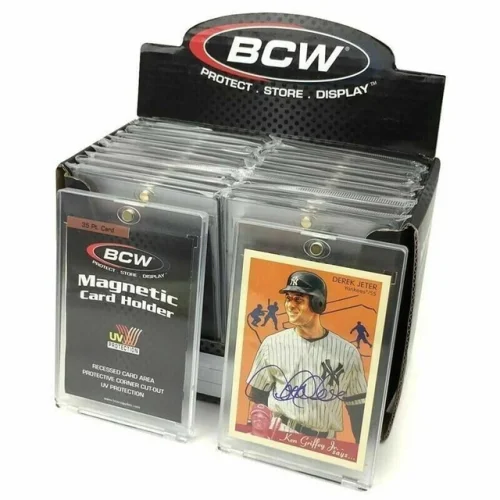 20 BCW Magnetic 35 PT Card Holder w/UV Protection MCH-35-Free Shipping!